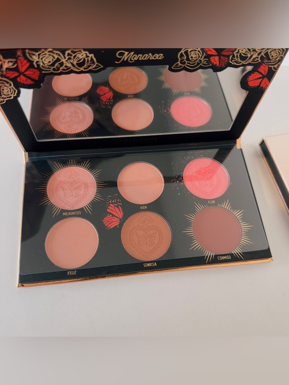 Melt Cosmetics Monarca Blush Palette - Peach, Pink, Tan & Brown Shades